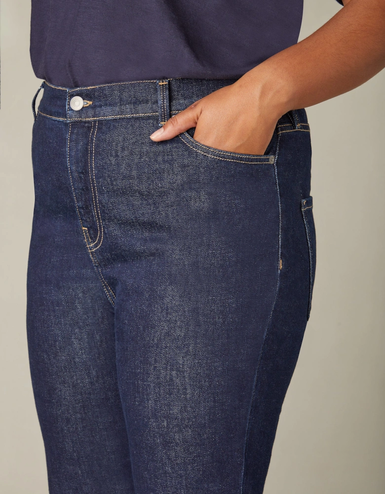 Dark Indigo Bootcut Comfort Jeans