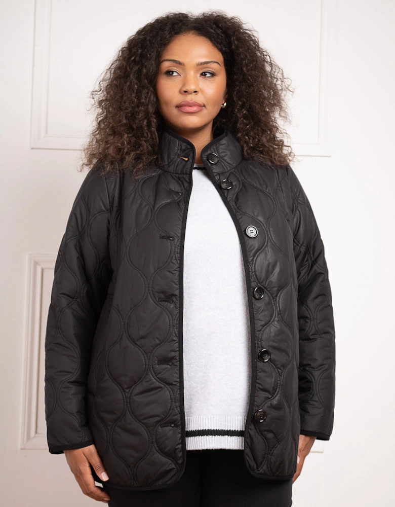 Black Quilted Jacket