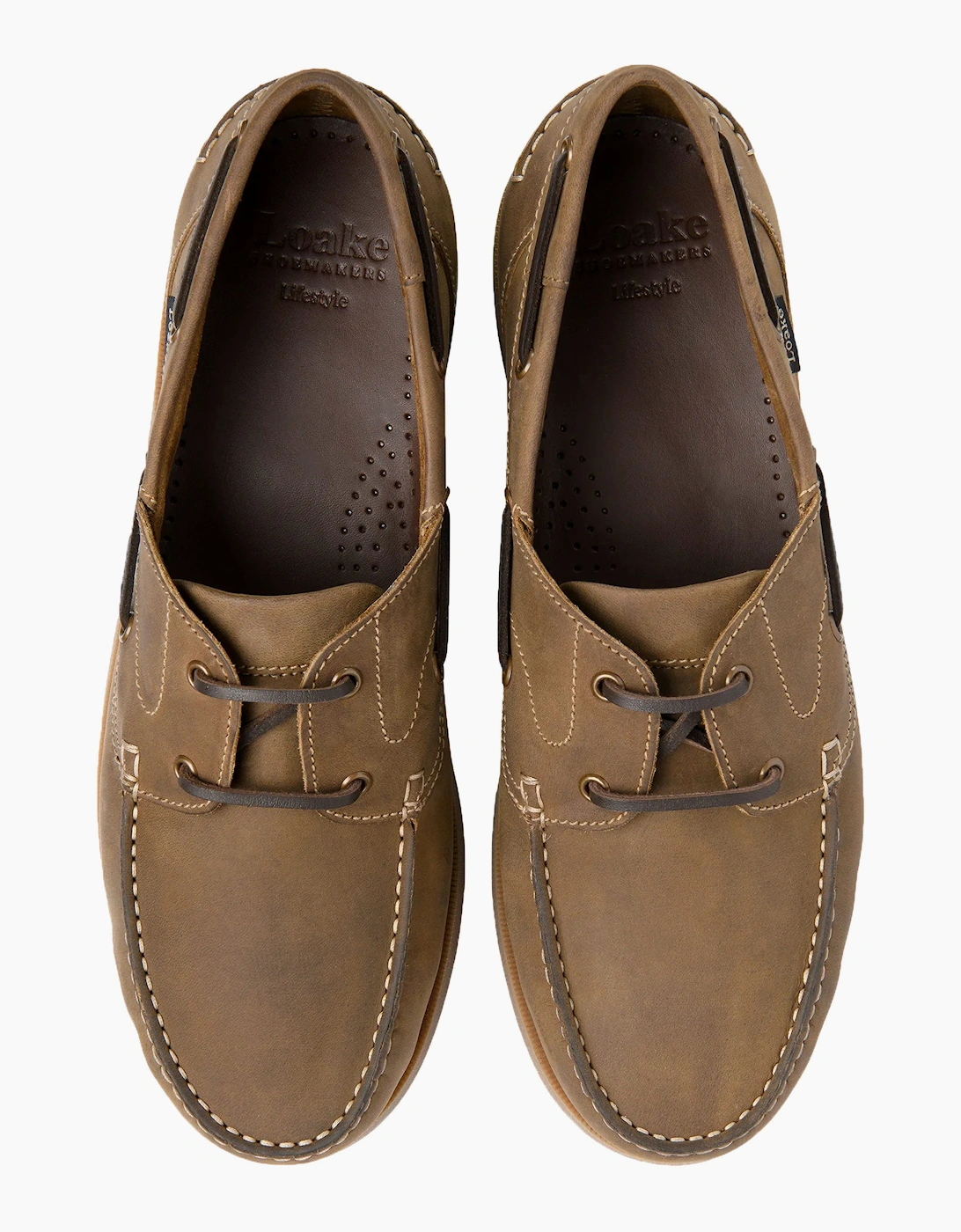 PADSTOW BOAT SHOE BROWN NUBUCK
