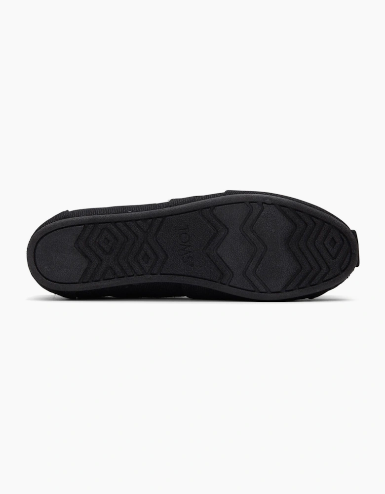 TOMS Alpargata Classic Cotton Women's Black Espadrilles