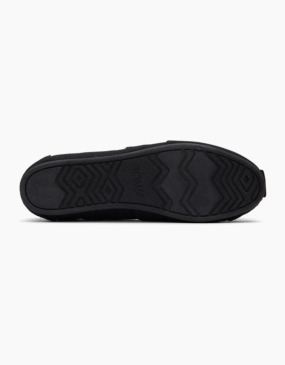 TOMS Alpargata Classic Cotton Women's Black Espadrilles