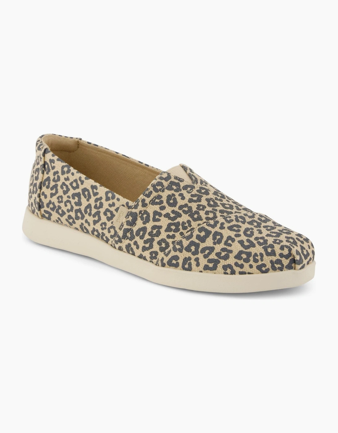 Toms Women's Brown Alpargata Plus Textile Oatmeal Espadrilles - Size: 8