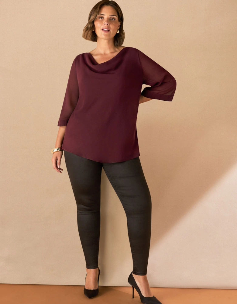 Black Coated Jegging