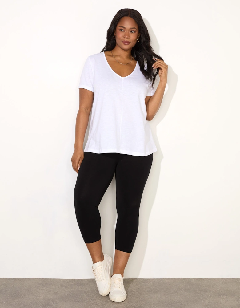 Black Cropped Legging