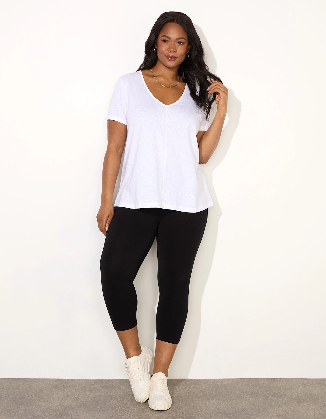 Black Cropped Legging