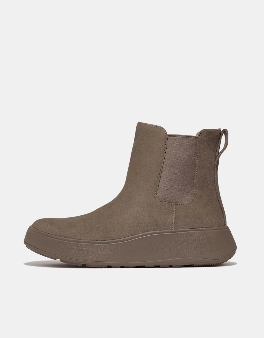 F-Mode Suede Flatform Chelsea Boots, 5 of 4