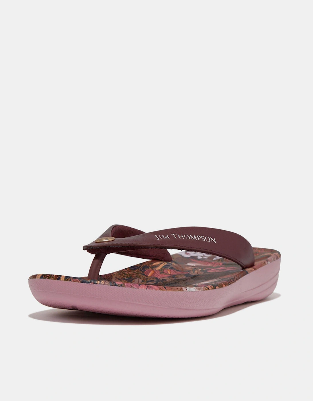iQushion x Jim Thompson Leather Flip Flops