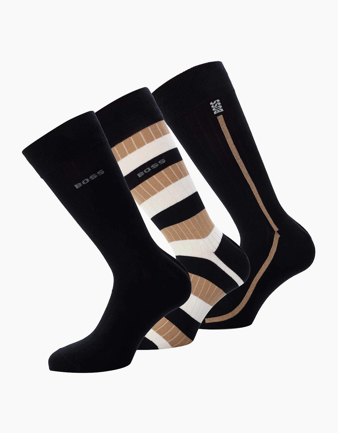 3 Pack of Fine Rib Socks