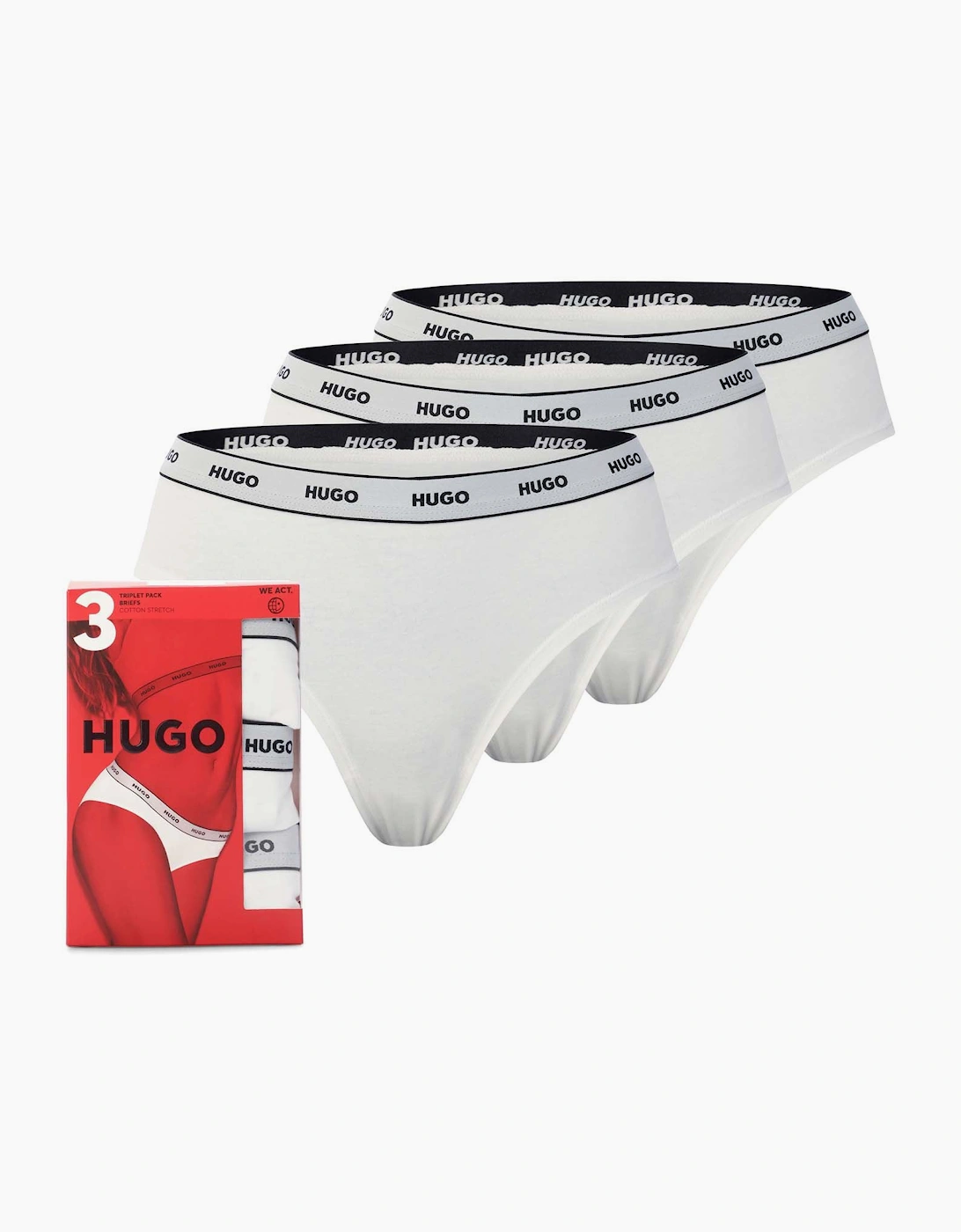 3 Pack of Stripe Briefs, 2 of 1