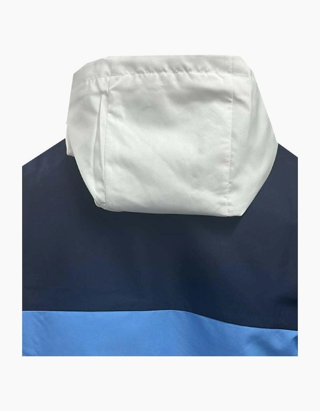 Men's White, Blue and Navy colour block Tracksuit