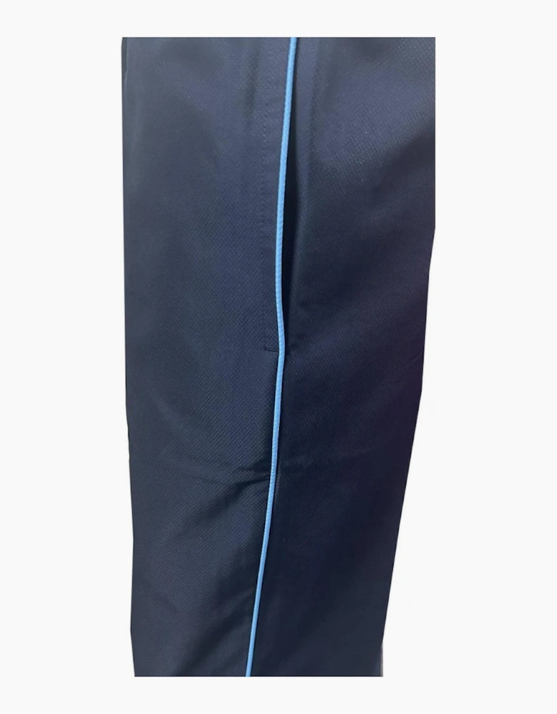 Men's White, Blue and Navy colour block Tracksuit