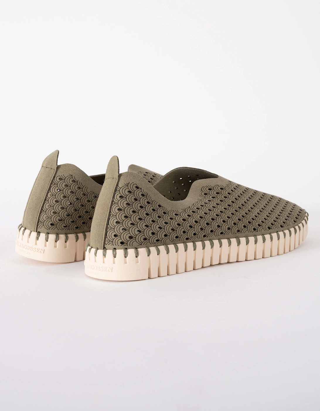 Ilse Jacobsen Tulip Slip-In Womens Shoes - Army 410