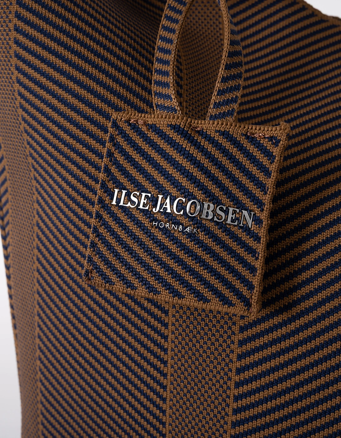 Knitty Womens Knitted Bag - Dark Indigo Buckthorn Brown 660261