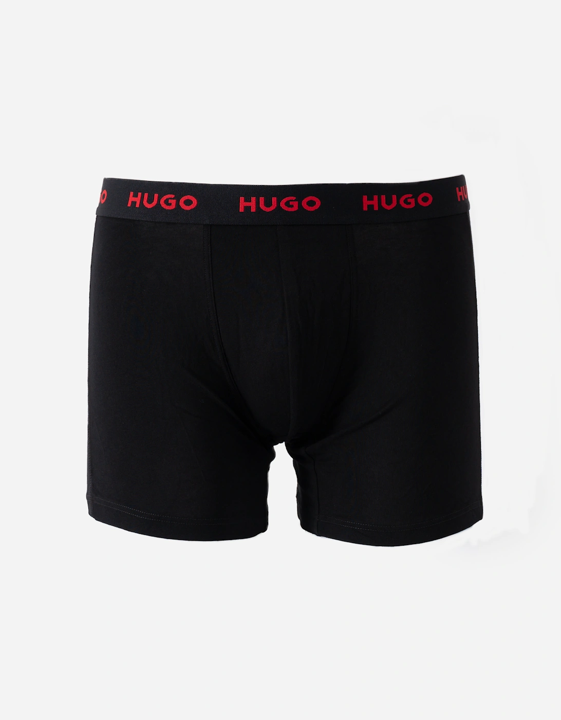 HUGO Mens Three-Pack of Boxer Briefs in Stretch Cotton - Open Miscellaneous 998