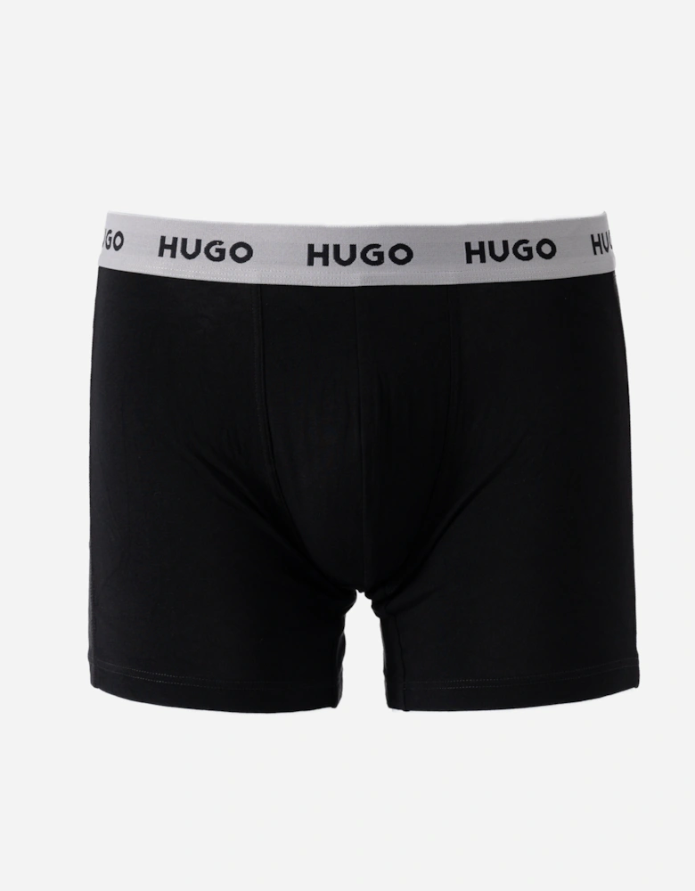 HUGO Mens Three-Pack of Boxer Briefs in Stretch Cotton - Open Miscellaneous 998