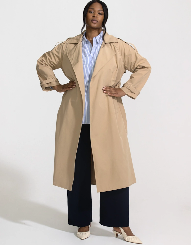 Neutral Classic Trench Coat