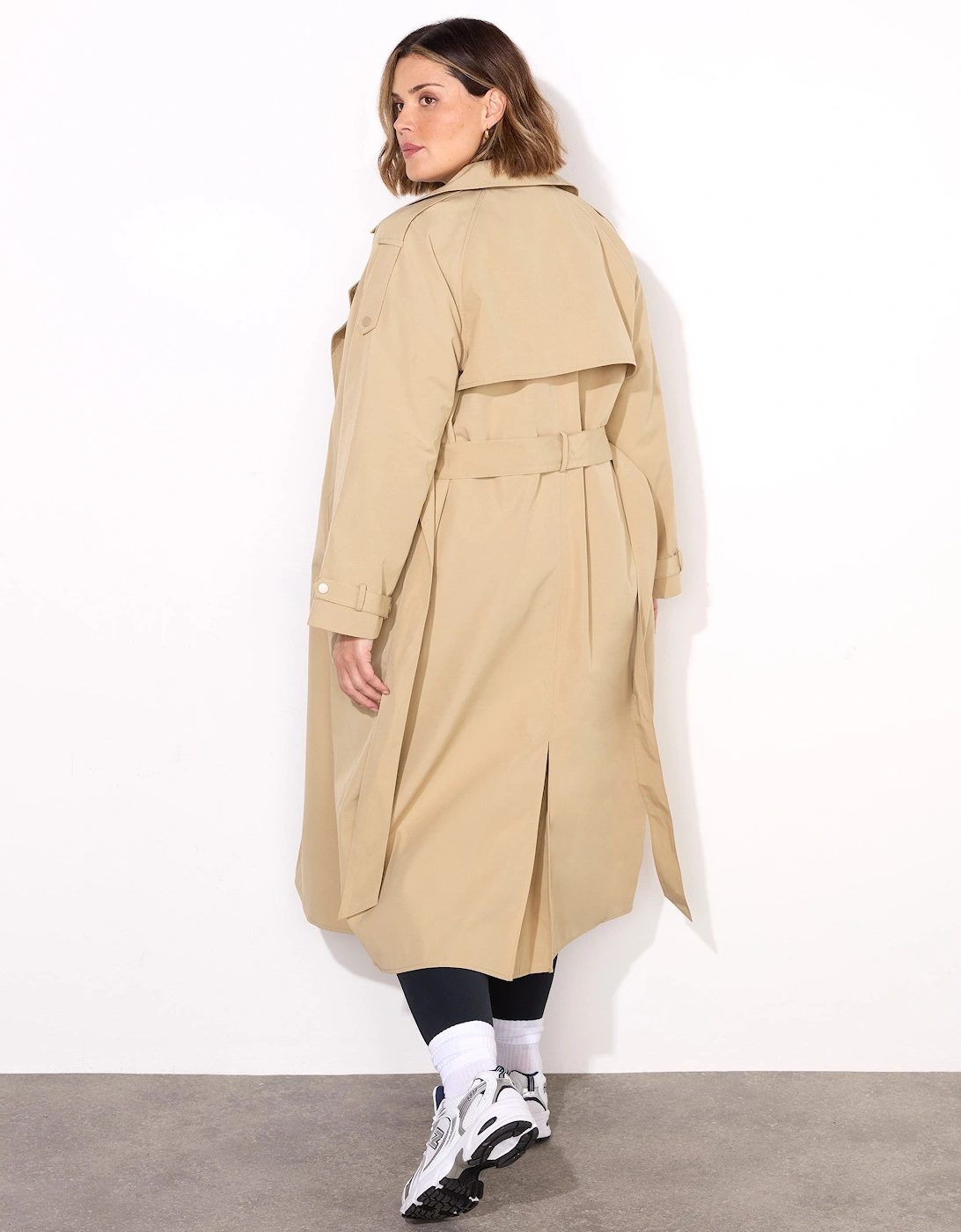 Neutral Classic Trench Coat