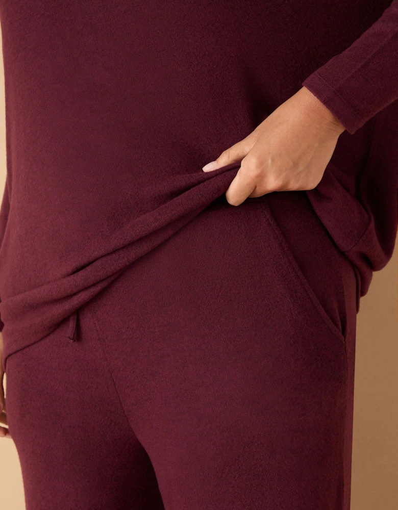 Burgundy Supersoft Trouser