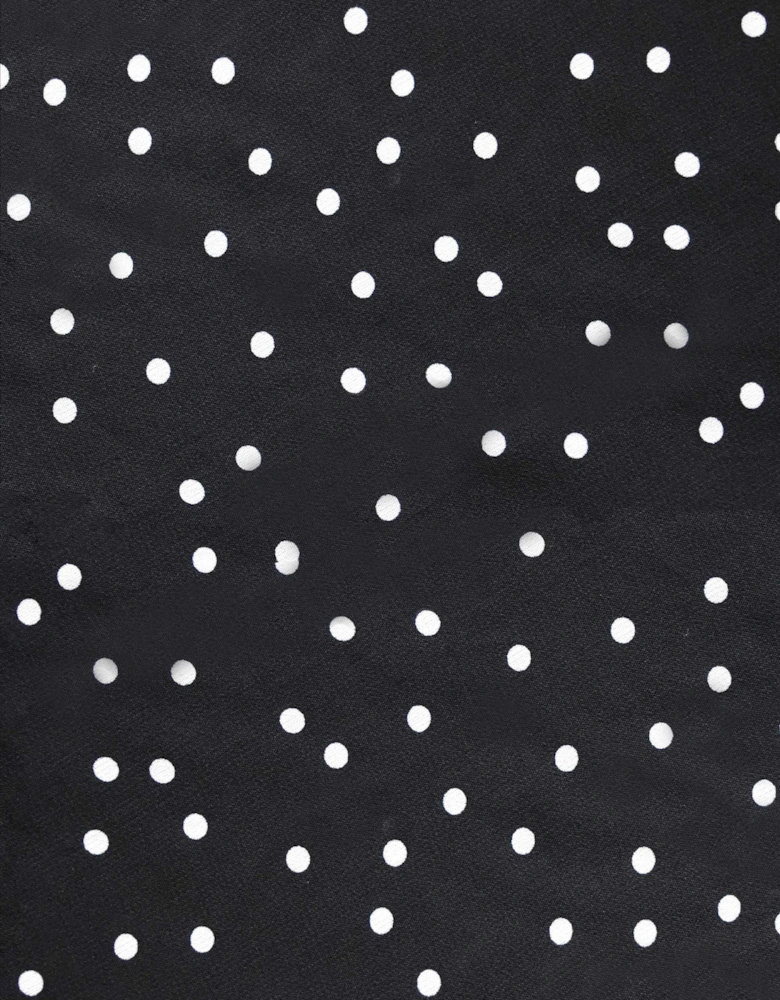Mono Spot Print Layered Tunic