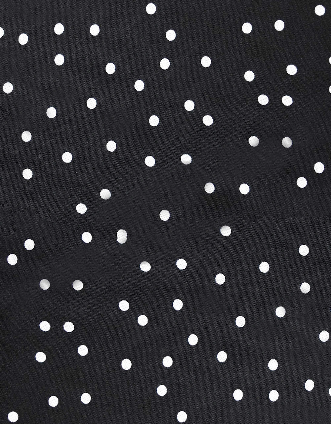 Mono Spot Print Layered Tunic