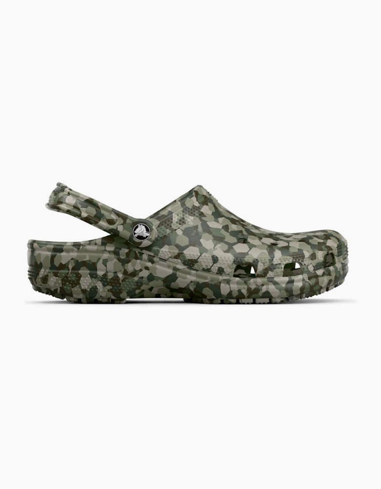 Crocs Classic Confetti EVA Men's Army Green Clogs
