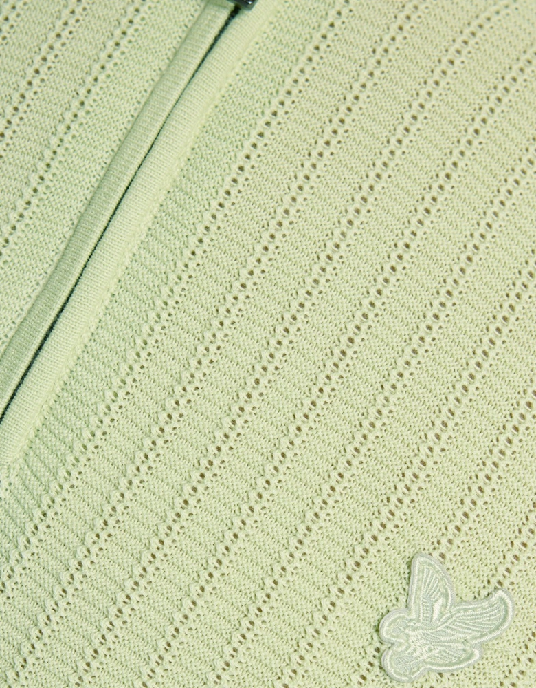 Superfine Cotton 1/4 Zip Knitted Polo