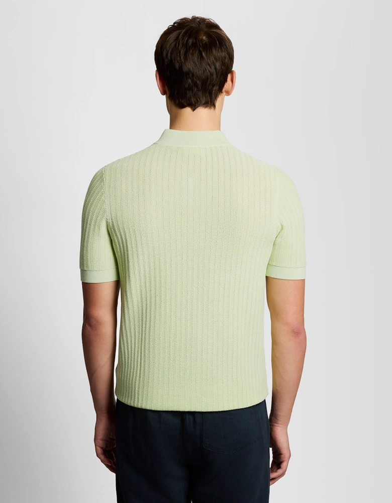 Superfine Cotton 1/4 Zip Knitted Polo