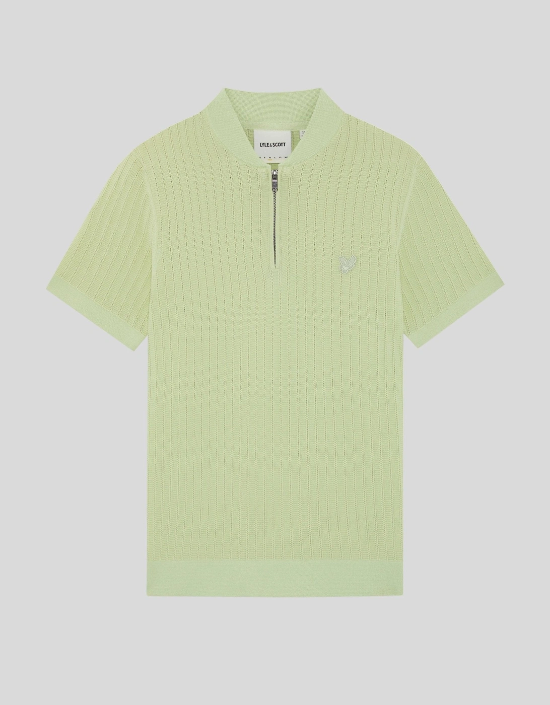 Superfine Cotton 1/4 Zip Knitted Polo