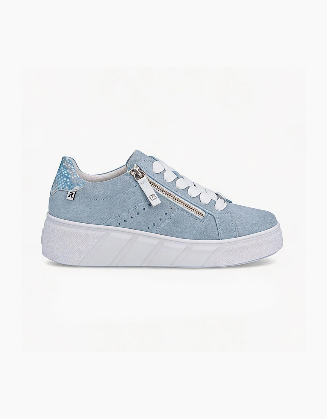 Rieker Women's Blue Carla Casual Trainers - Size: 5