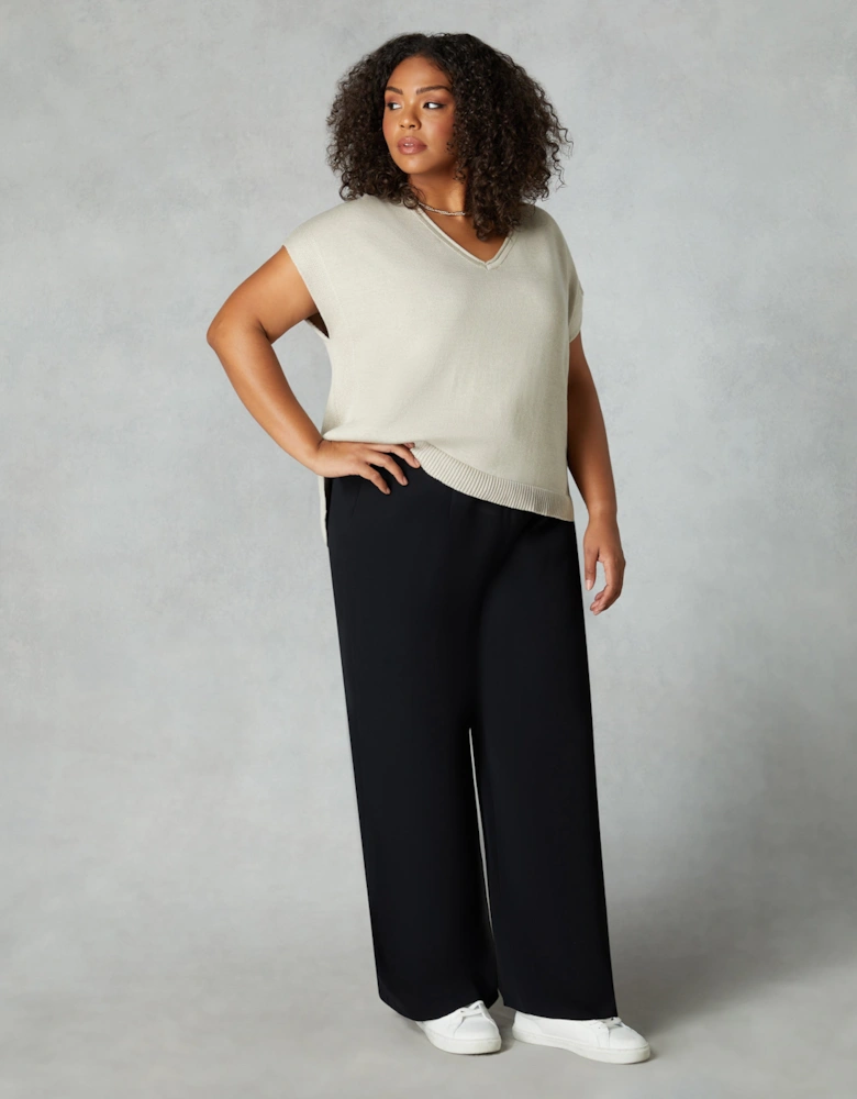 Black Wide Leg Trousers