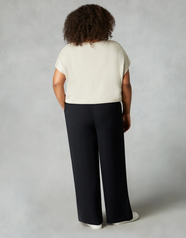 Black Wide Leg Trousers