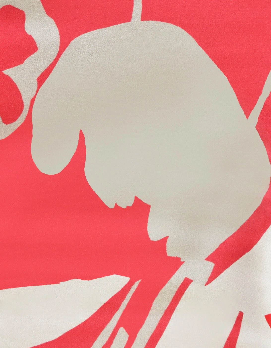 Red Abstract Print Sleeveless Maxi Dress