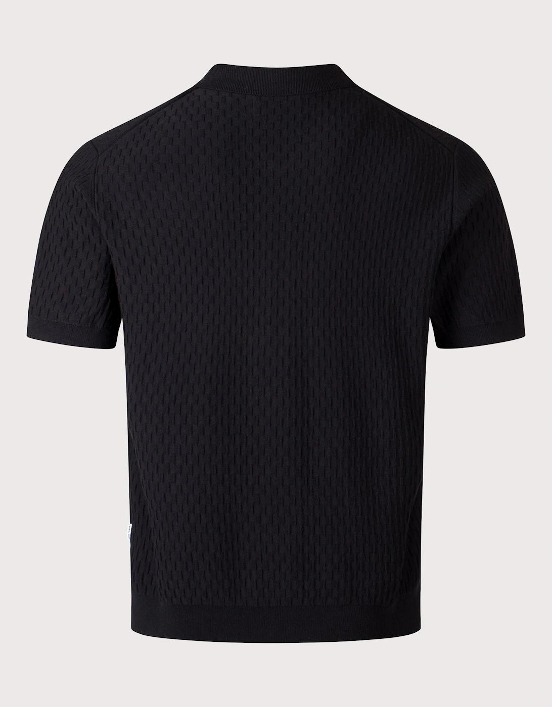 Gustav Full Zip Knit Polo Shirt