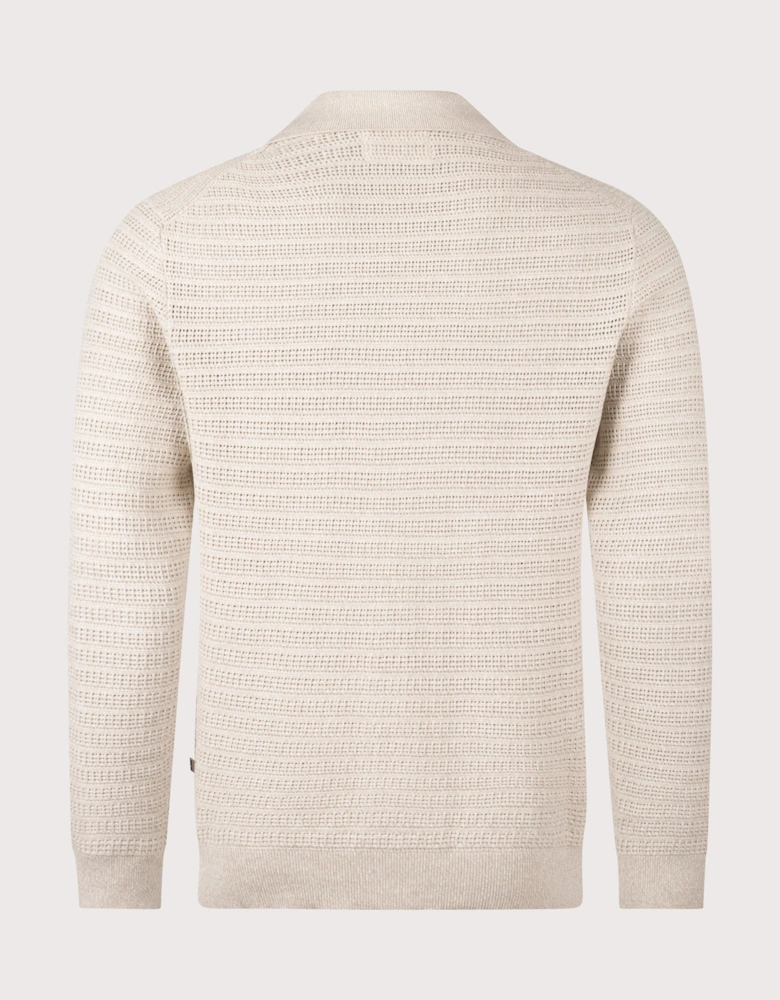 Gustav Zip Through Knit Cardigan