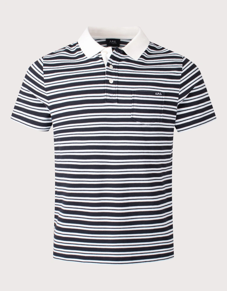 Relaxed fit Oscar Striped Polo Shirt