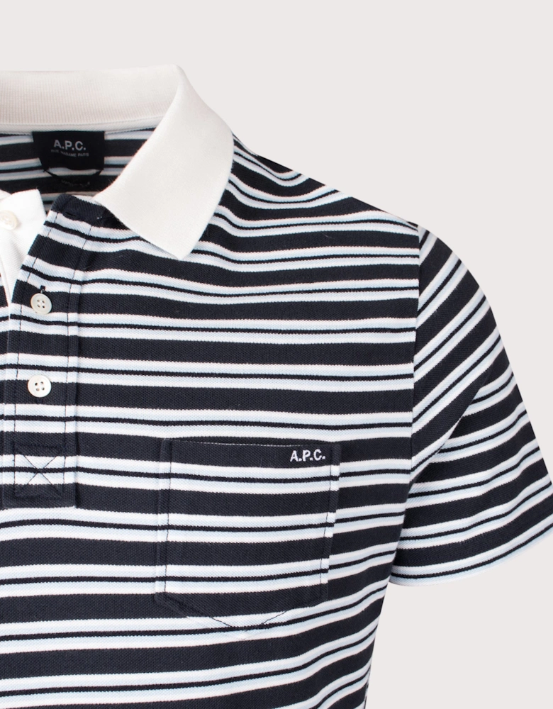 Relaxed fit Oscar Striped Polo Shirt