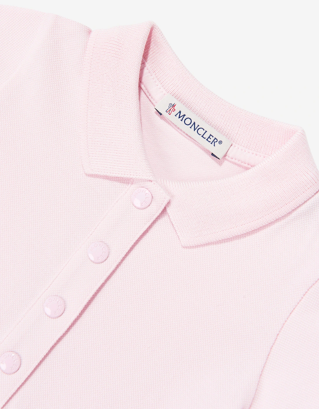 Enfant Baby Girls Cotton Polo Dress in Pink