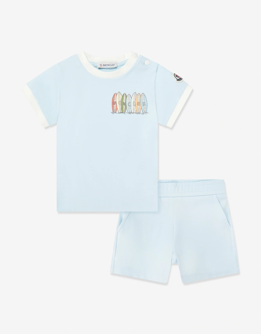 Enfant Baby Boys T-Shirt and Shorts Set in Blue, 6 of 5