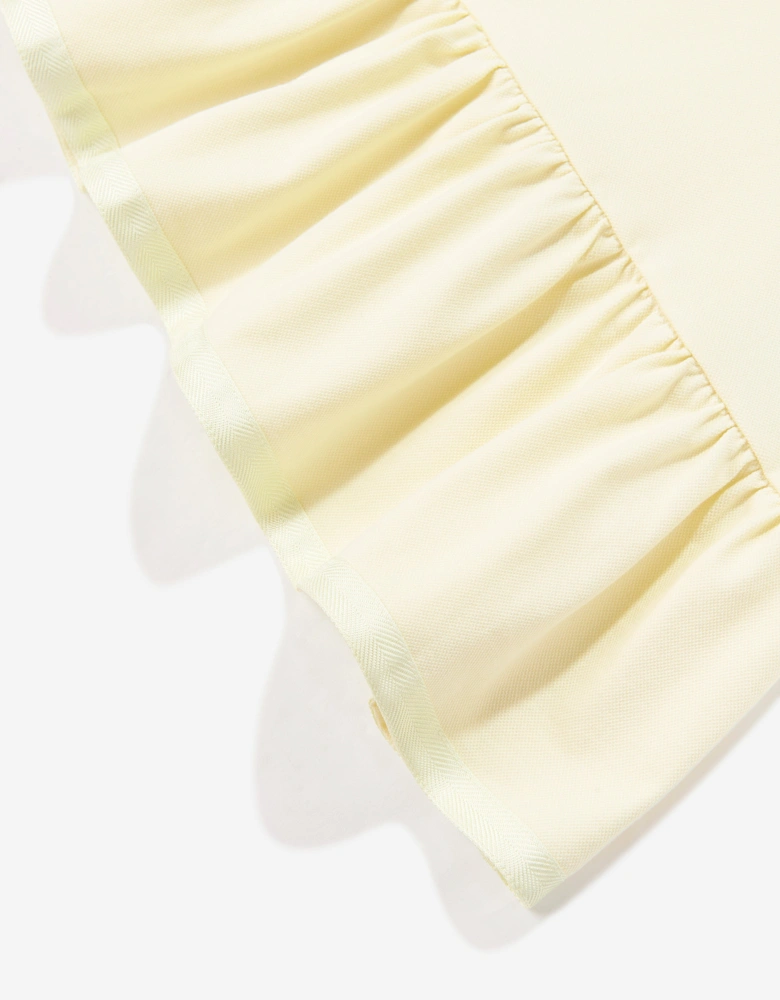 Enfant Girls Logo Polo Dress in Yellow
