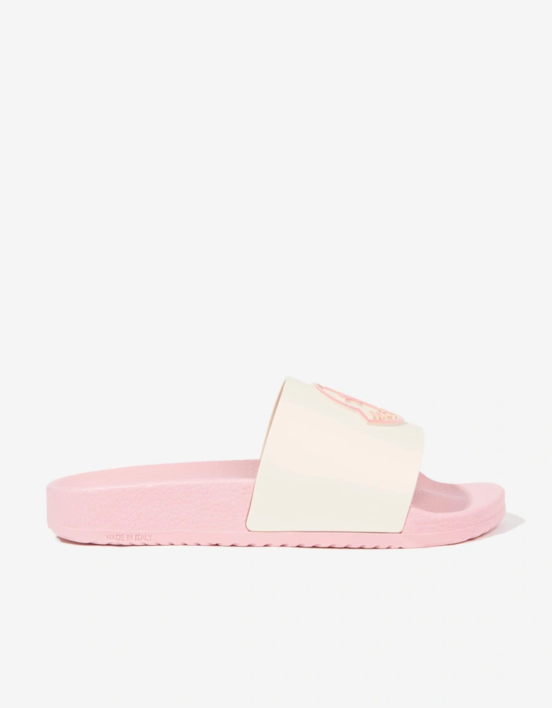 Enfant Kids Petit Basile Logo Sliders in Pink