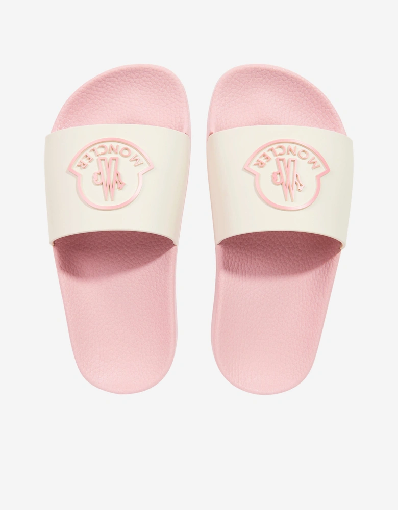 Enfant Kids Petit Basile Logo Sliders in Pink