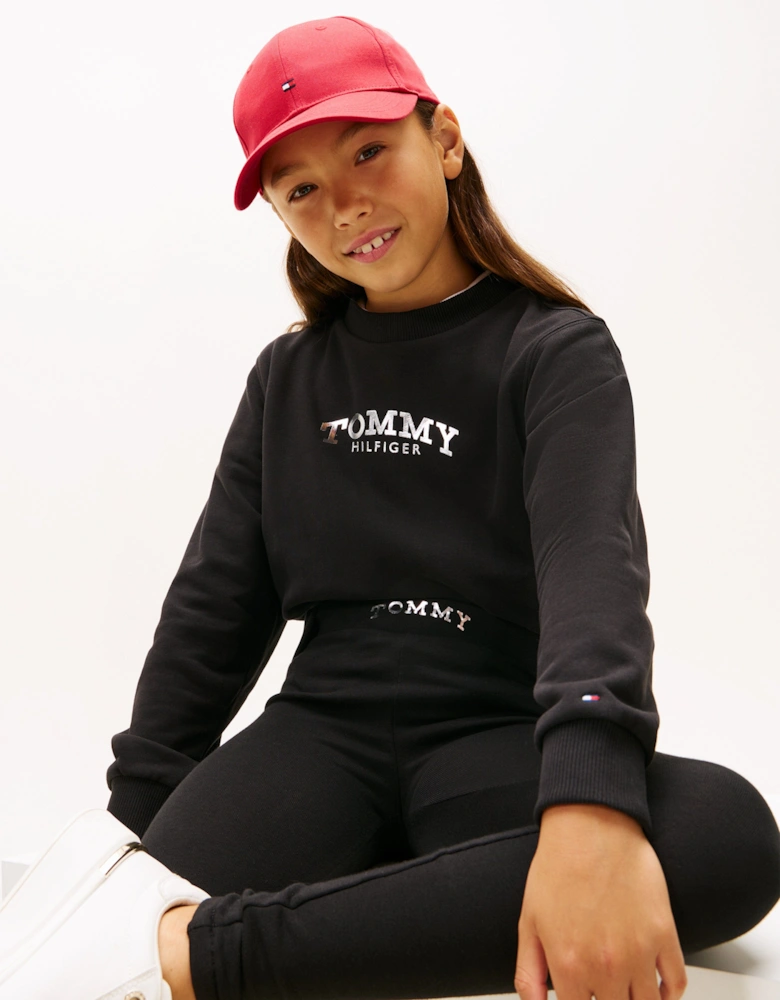 Girls Legging Set in Black