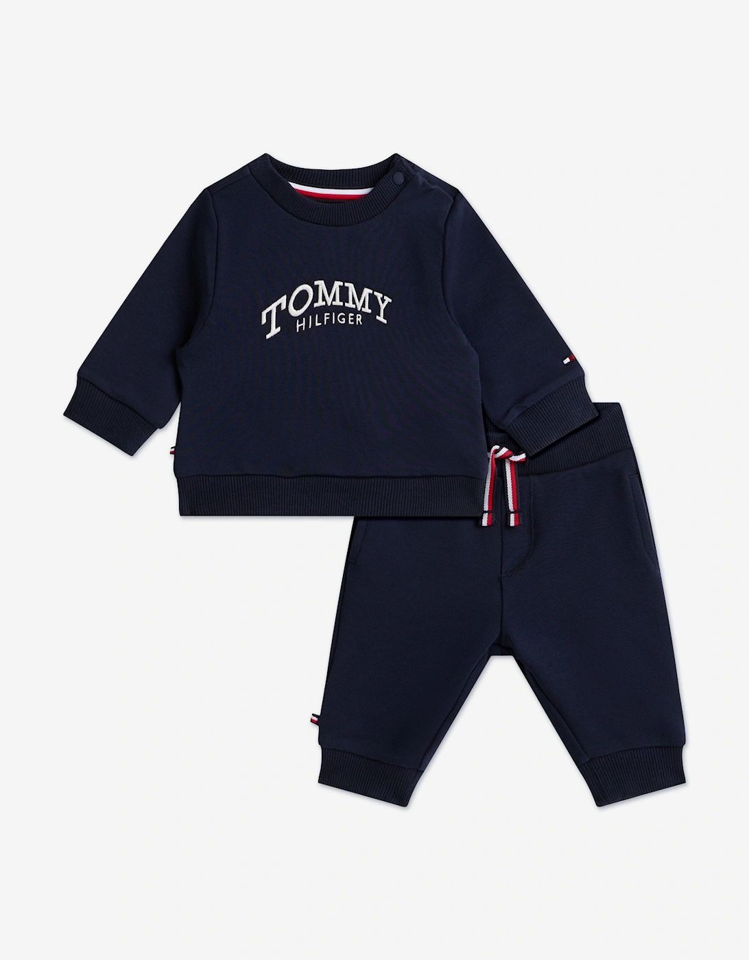 Baby Boys Monotype Tracksuit in Navy, 7 of 6