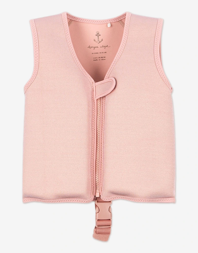 Konges Sløjd Girls Kitty Swim Vest in Pink