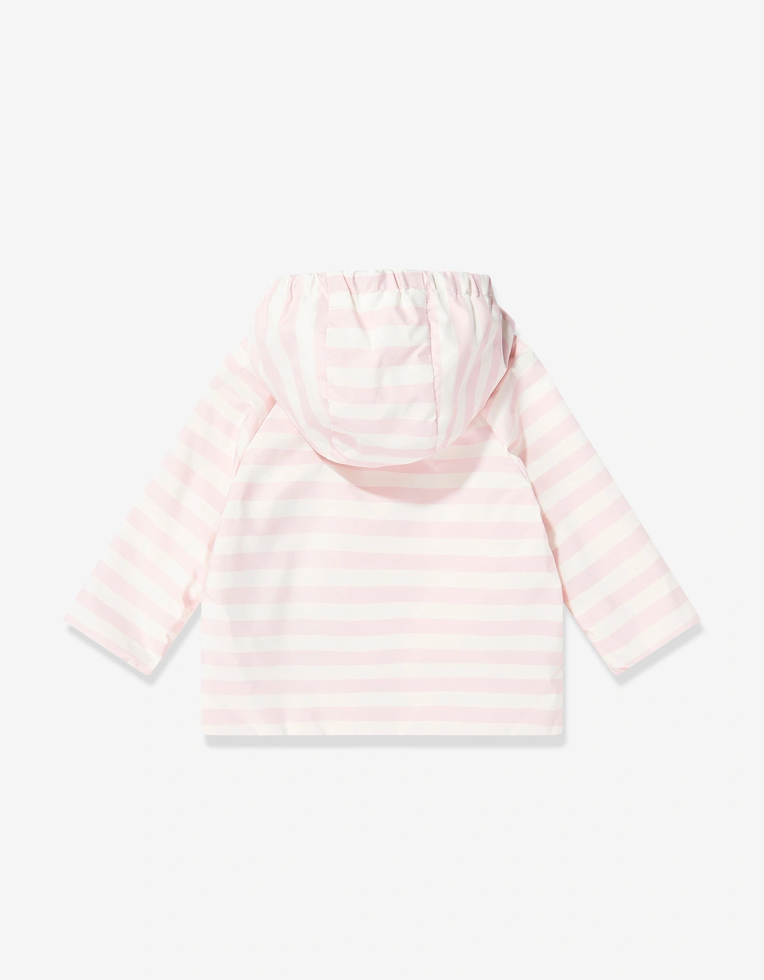 Enfant Baby Girls Striped Melde Jacket in Pink