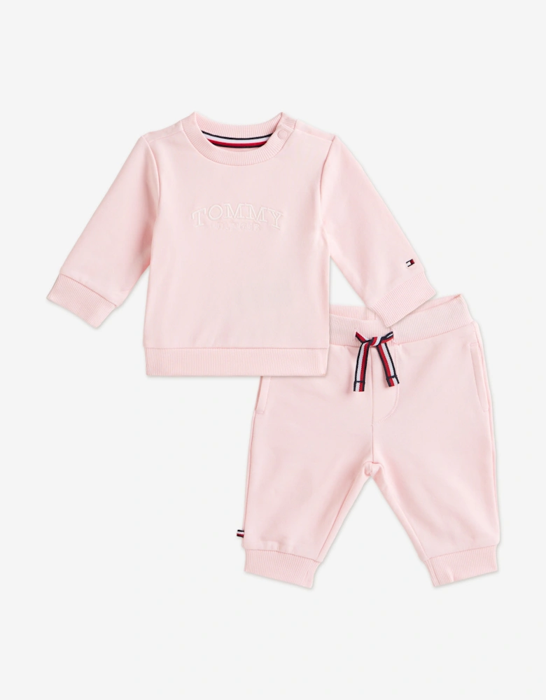 Baby Girls Monotype Trackuit in Pink