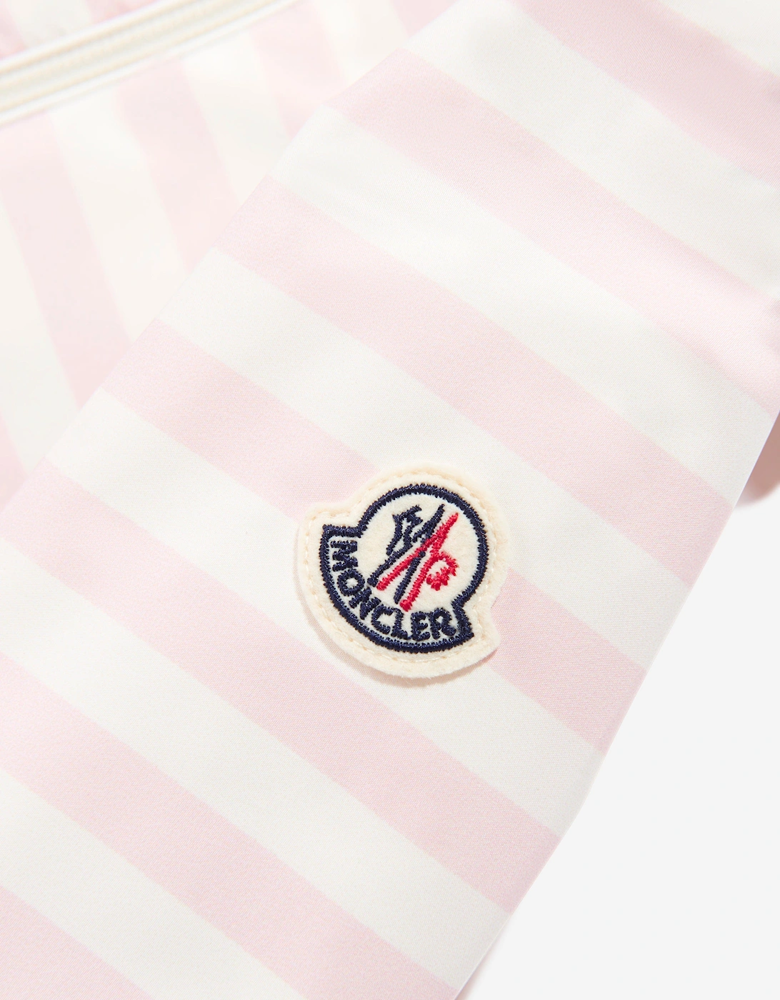 Enfant Baby Girls Striped Melde Jacket in Pink