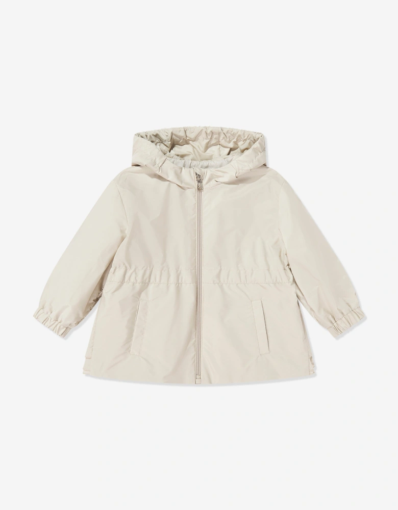 Enfant Baby Girls Wete Jacket in Beige