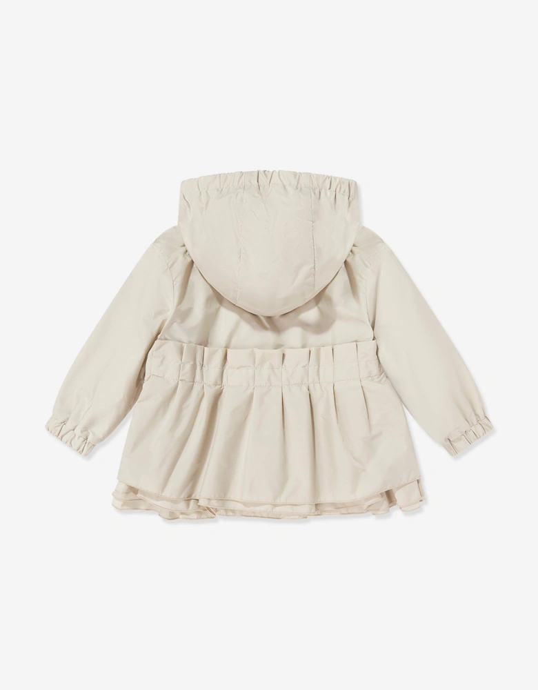 Enfant Baby Girls Wete Jacket in Beige