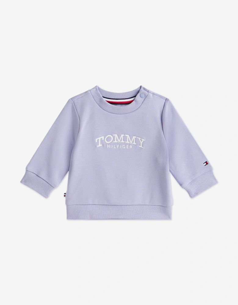 Baby Girls Monotype Tracksuit in Purple